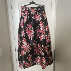 Full Length Formal Floral Skirt